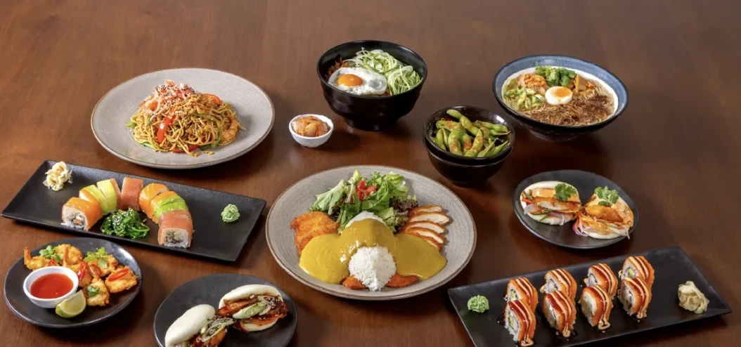 Wagas Ayia Napa Restaurant image of food laid out on the table.